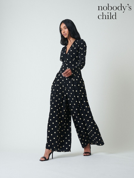 Nobodys Child Black Valencia Jumpsuit (G76692) | €132