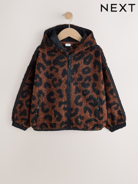 Animal - Zip Up Hooded Borg Jacket (3-16yrs)