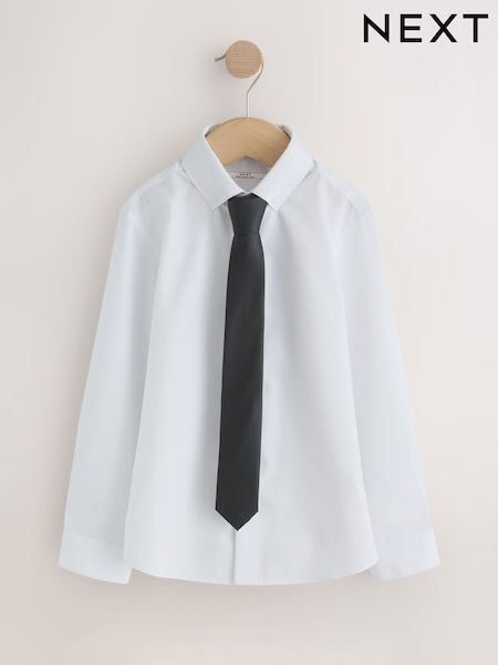 Balts - Long Sleeve Smart Shirt With Tie (3-16yrs)