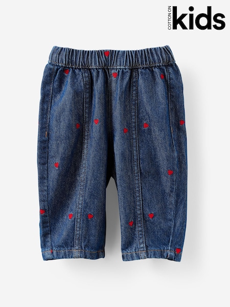 Cotton On Blue Jay Barrel Denim Jeans (G76753) | 130 QAR