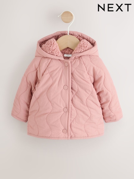 Pink Quilted - Puffer Baby Jacket (0mths-2yrs)