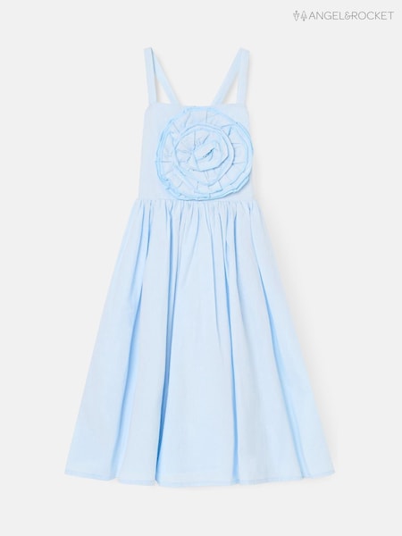 Angel & Rocket Blue Allegra Corsage Scallop Swing Dress (G76923) | $85 - $95