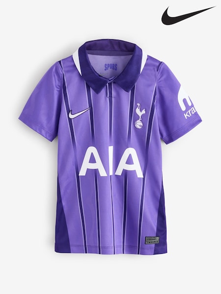 Purple Smoke - Nike Tottenham Hotspur Football Club Youth Nike Dri-fit Short-sleeve Stadium Third Replica Jersey