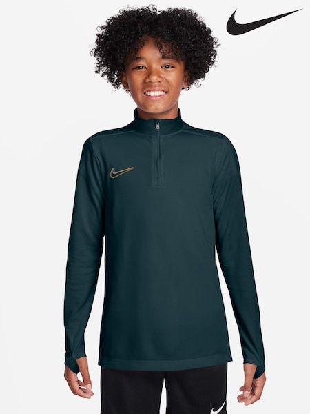 Midnight Spruce Green - Nike Dri-fit Academy 25 Half Zip Drill Top