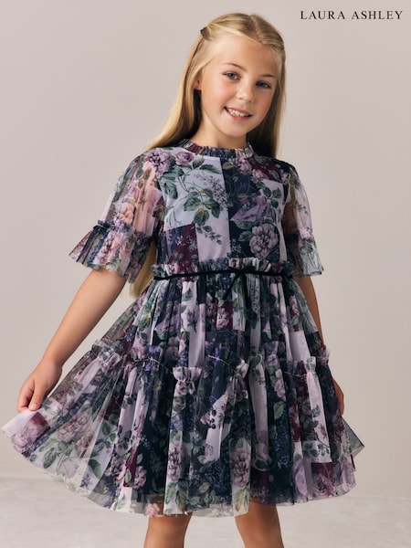 花彩色系 - Laura Ashley Patch Print Dress