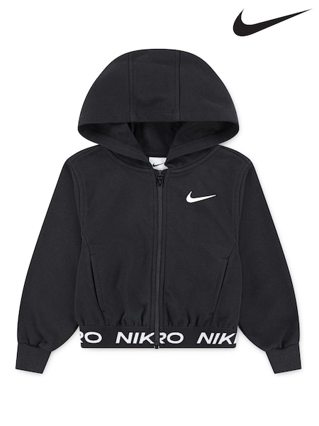 Czarny - Nike Kids Essentials Full-zip French Terry Hoodie