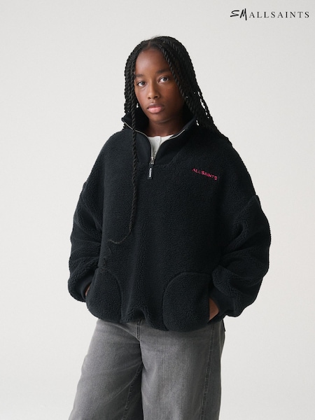 Schwarz - Smallsaints Funnel Neck Fleece