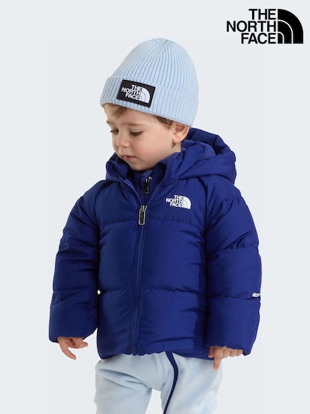 Blue - The North Face Baby North Down Fleece Lined Puffer Jacket