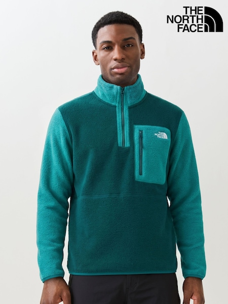 Teal Green - Regular The North Face Yumiori 1/4 Fleece