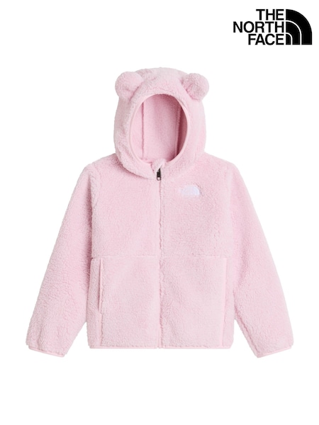 Pink - The North Face Kids Campshire Full Zip Hooded Fleece