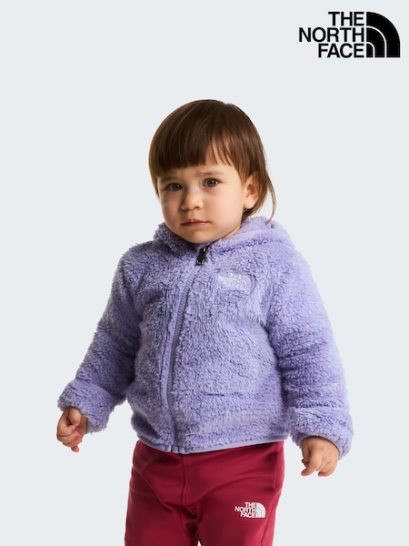 סגול - The North Face קפוצ'ון פליז עם רוכסן לכל האורך, דגם Campshire