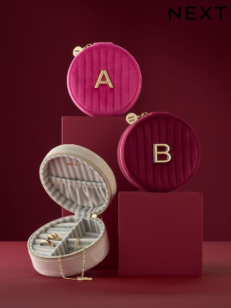 Monogram Alphabet Travel Jewellery Box