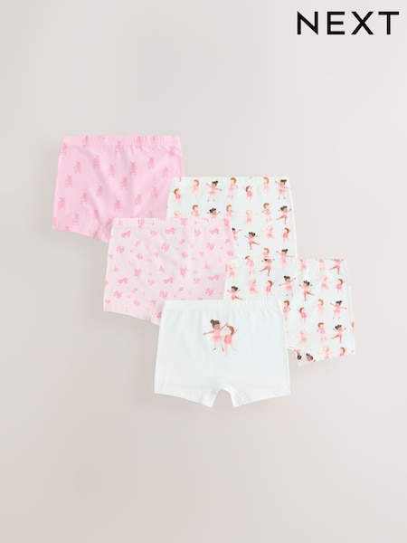 Pink Ballerina - Short Briefs 5 Pack (2-16yrs)