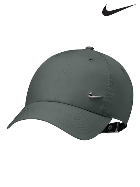 Verde - Regular Nike Dri-fit Club Unstructured Metal Swoosh Cap