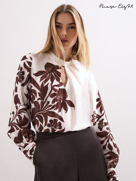 Phase Eight Hattie Satin Blouse (G78053) | ‏448‏₪