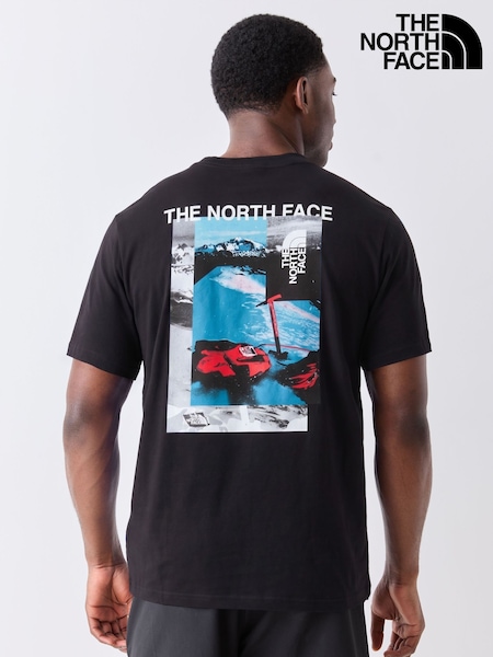 Black - Regular The North Face Back Graphic Relaxed T-shirt