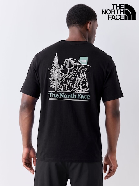 Black - Regular The North Face Back Graphic Regular T-shirt