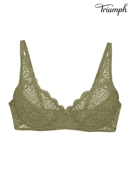 Triumph Green Non Wired Amourette Non-Wired Bra (G78288) | €50.50