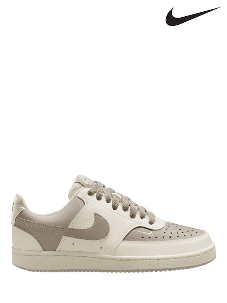 Cream Phantom - Nike Court Vision Low Trainers