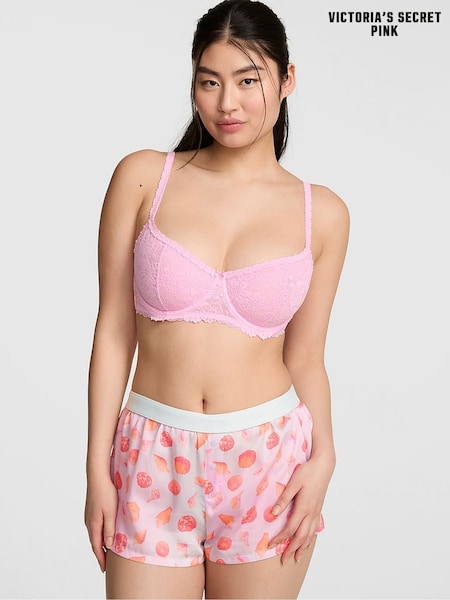 Pink Seashell Print - Victoria's Secret Pink Pyjamas Short Bottoms