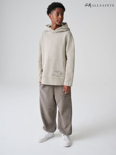 Stone - Smallsaints Stamp Oversized Hoodie And Joggers Set