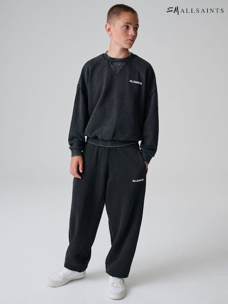 Oprana Crno - Smallsaints Washed Oversized Sweat Tracksuit Set