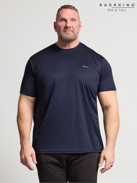 BadRhino Big & Tall Blue Logo T-Shirt (G78543) | $50
