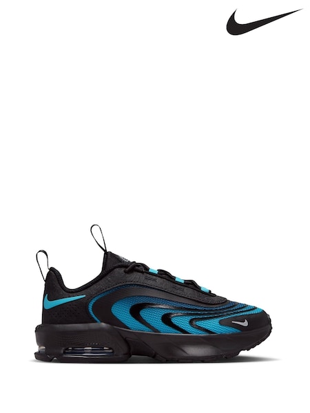 Noir Gamma Bleu - Baskets Nike Air Max Fire Junior