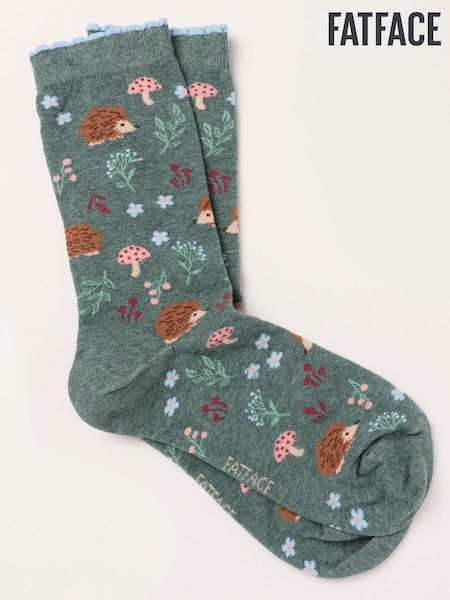 Vert - Fatface Hedgehog Socks