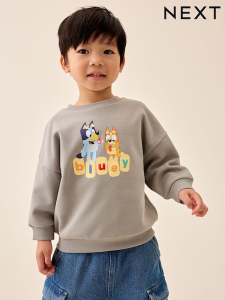 Grey - Bluey Crew Sweatshirt (12mths-8yrs)
