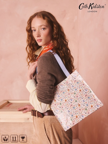 Ecru - Cath Kidston Wallace And Gromit Medium Bookbag