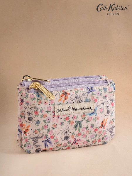 Ecru - Cath Kidston Wallace And Gromit Double Zip Purse