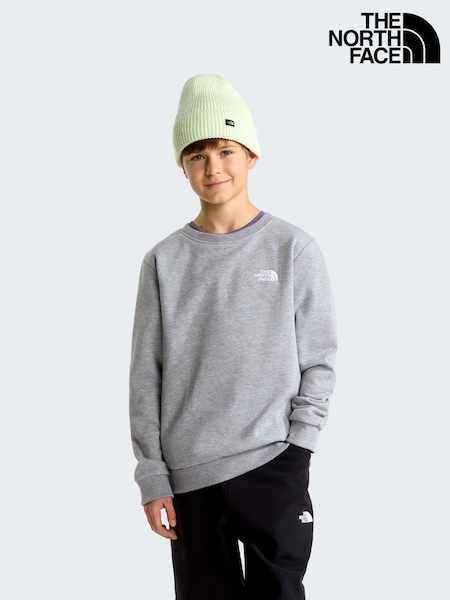 Grey - The North Face Teen Evolution Simple Dome Sweat Top