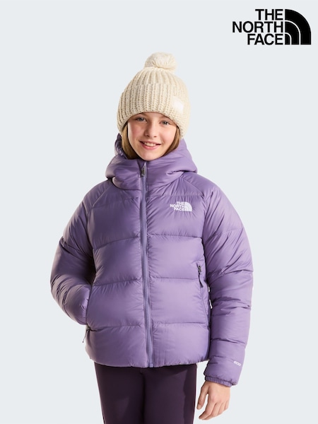 Purple - The North Face Hydrenalite Down Hooded Puffer Jacket