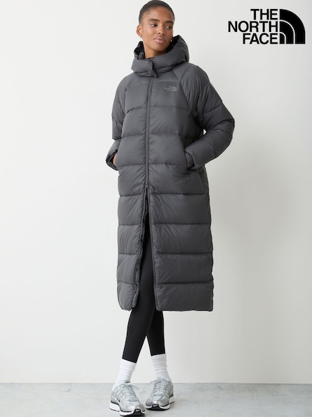 Grey - The North Face Hydrenalite City Long Down Parka Jacket