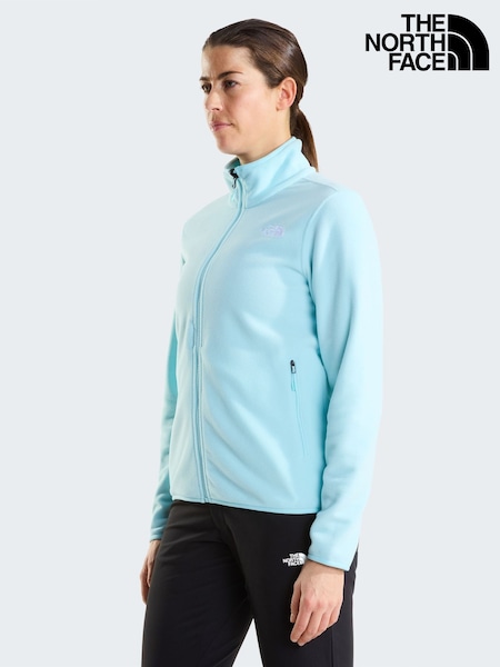 Blue - The North Face Glacier Full Zip Fleece