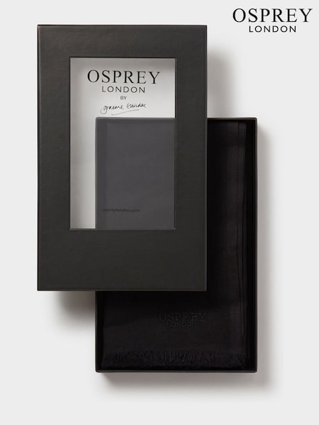 Osprey London Purple The Boxed Cotton Wrap Scarf (G79528) | R$ 345