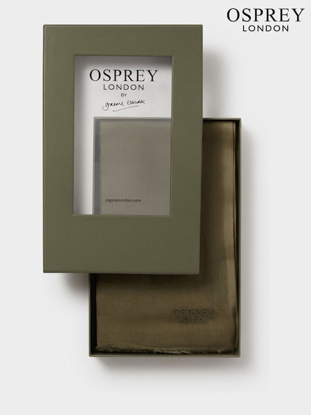 Osprey London Purple The Boxed Cotton Wrap Scarf (G79551) | R$ 345