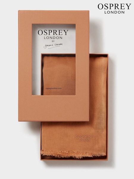 Osprey London Purple The Boxed Cotton Wrap Scarf (G79554) | R$ 345