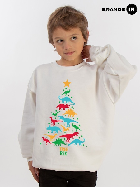 Brands In Christmas Dinosaur Tree Rex Sweatshirt (G79595) | 28 €