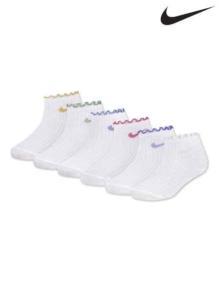 Gold - Nike Nhg Lettuce Welt Ankle Socks 6 Pack