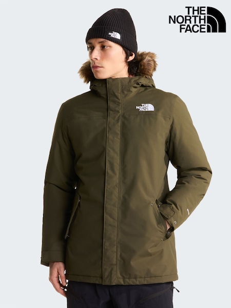 Green - Regular The North Face Zaneck Fur Hooded Jacket