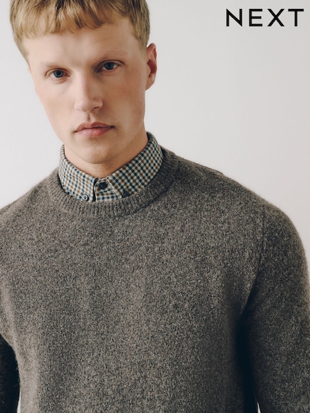 Neutral - Regular Mock Shirt Cosy Jumper