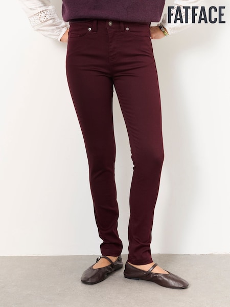 Бордово-червоний - Fatface Denim Five Pocket Trousers