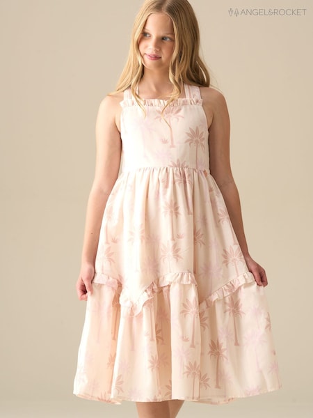 Angel & Rocket Natural Lettie Printed Floral Dress (G80854) | R$ 315 - R$ 355