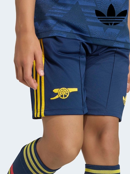 Navy Blue - Adidas Originals Arsenal Football Club Away Mini Top & Shorts Set