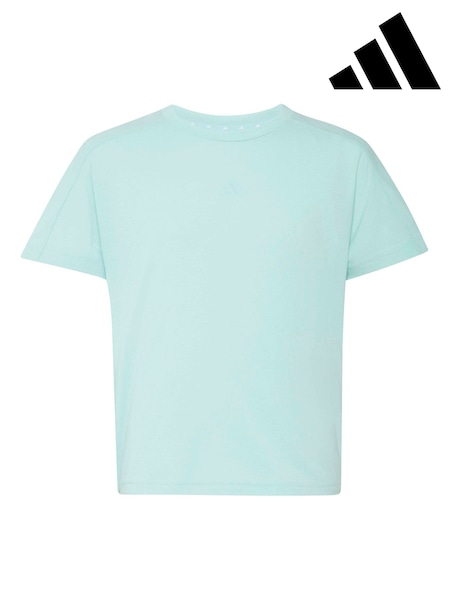 Green - Adidas Essentials Logo T-shirt