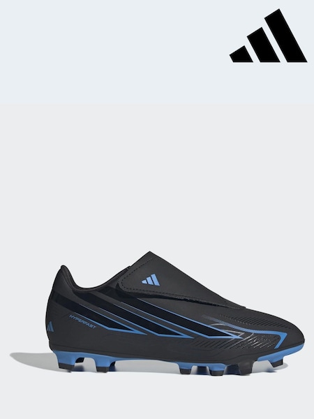 Black - Adidas F50 Hyperfast Club Velcro Firm Ground/multi Football Boots
