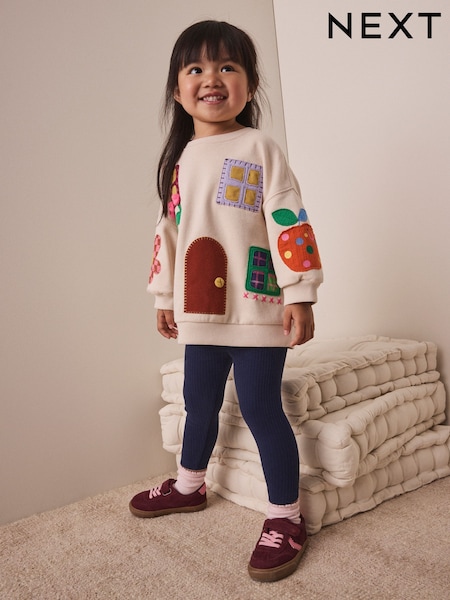 Cream House - Sweatshirt And Leggings Set (3mths-7yrs)