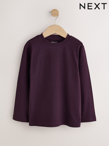 Purple - Cosy Long Sleeve T-shirt (3-16yrs)